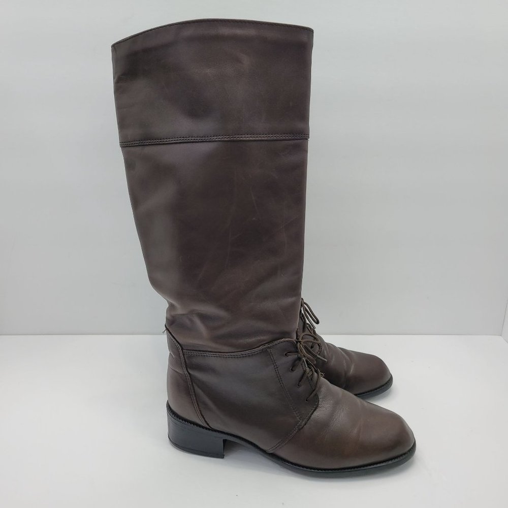 Blondo Equestrian Canadian Mountie Tall Women's Riding Boots Brown US Size 9B